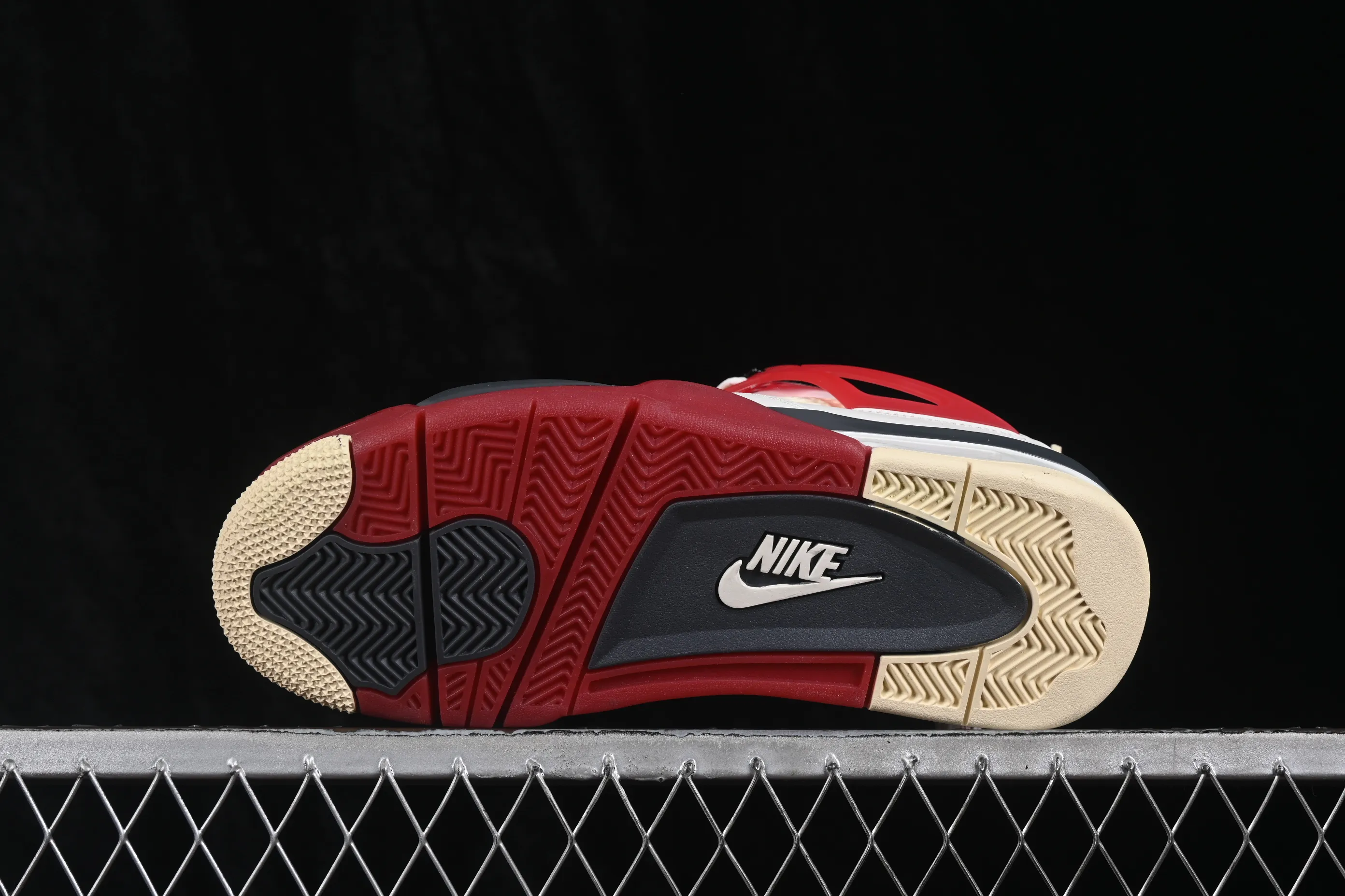 All Categories Air Jordan Jordan Series Basketball Shoes Air Jordan 4 Nigel Sylvester x Air Jordan 4 Retro "Brick After Brick" AJ4 Joe 4 White Red Urine Stains 2.0 IQ8055-100